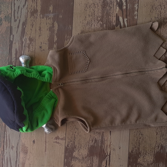 BUNDLE ONLY Carters Costume Fleece Frankinstien Zip Vest - Picture 4 of 4